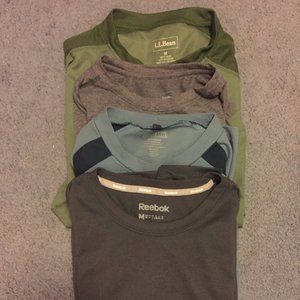 Lot Bundle of Four Activewear T-shirt Tops
